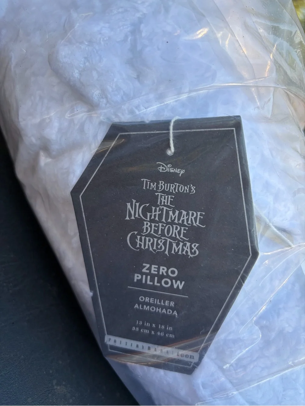 Zero Pillow Nightmare Before Christmas - Brand New Sealed - Pottery Barn Teen